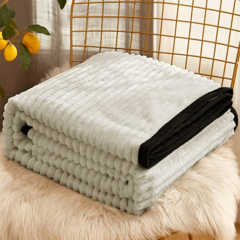 8色 シンプルなデザイン 暖かいブランケット 洗濯機可 吸水 速乾糸 毛布 Gmcart